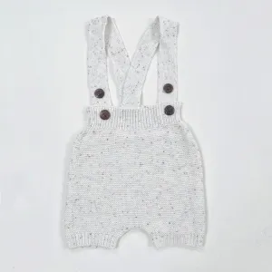 Adored Lennie Knit Overall Bloomers in Sugar Sprinkles