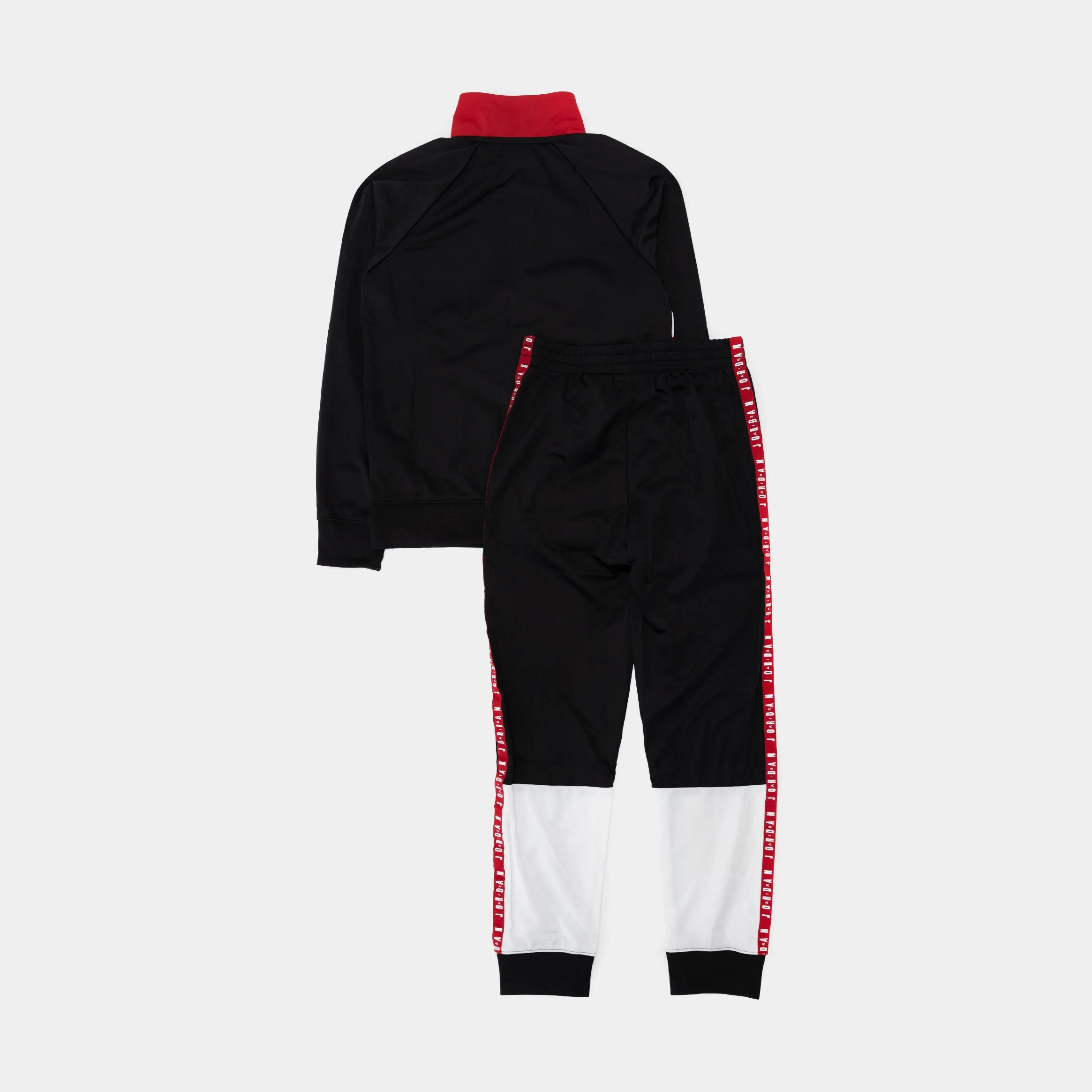 Air Jordan Blocked Tricot Preschool Set (Black/White)