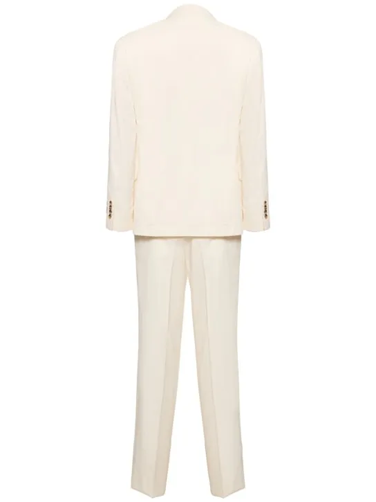 Brunello Cucinelli   Silk single breasted suit 