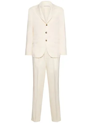 Brunello Cucinelli   Silk single breasted suit 