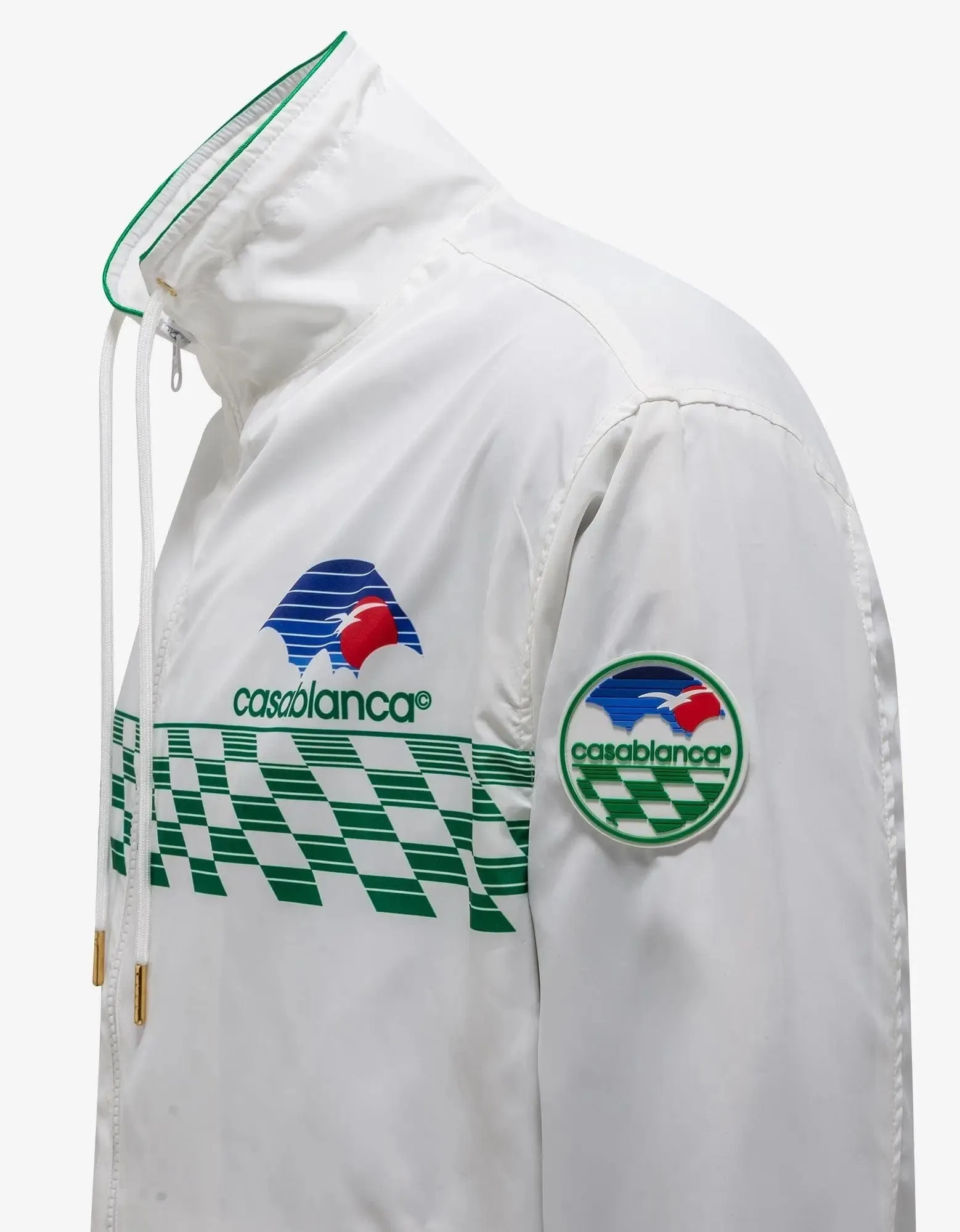 Casablanca White Tennis Horizon Track Jacket