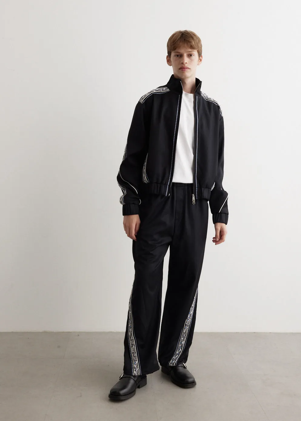 Decorative Tape Track Jacket