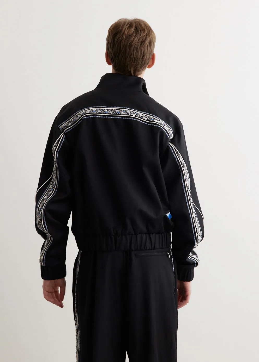 Decorative Tape Track Jacket