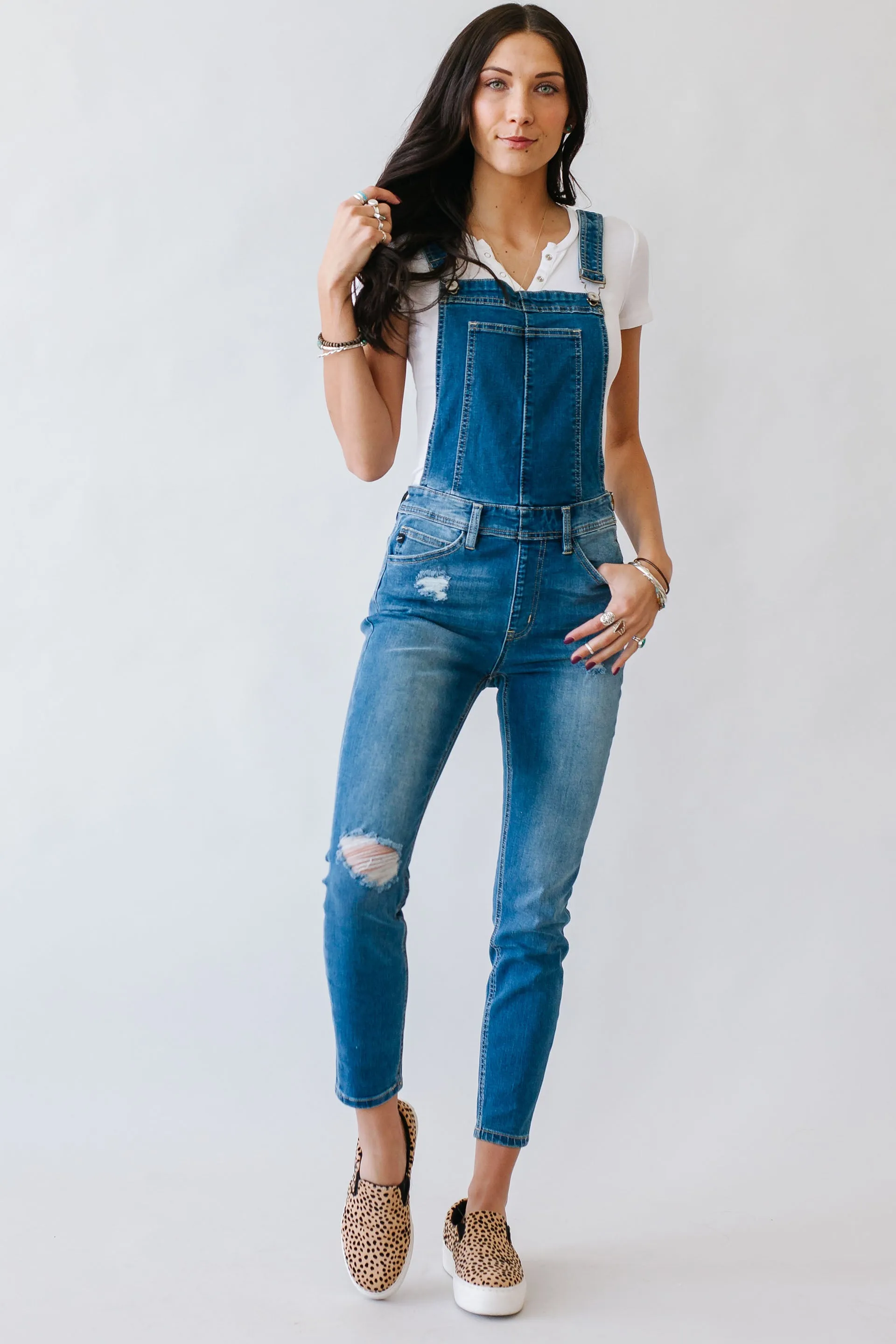 Everly Medium Wash Kancan Overall
