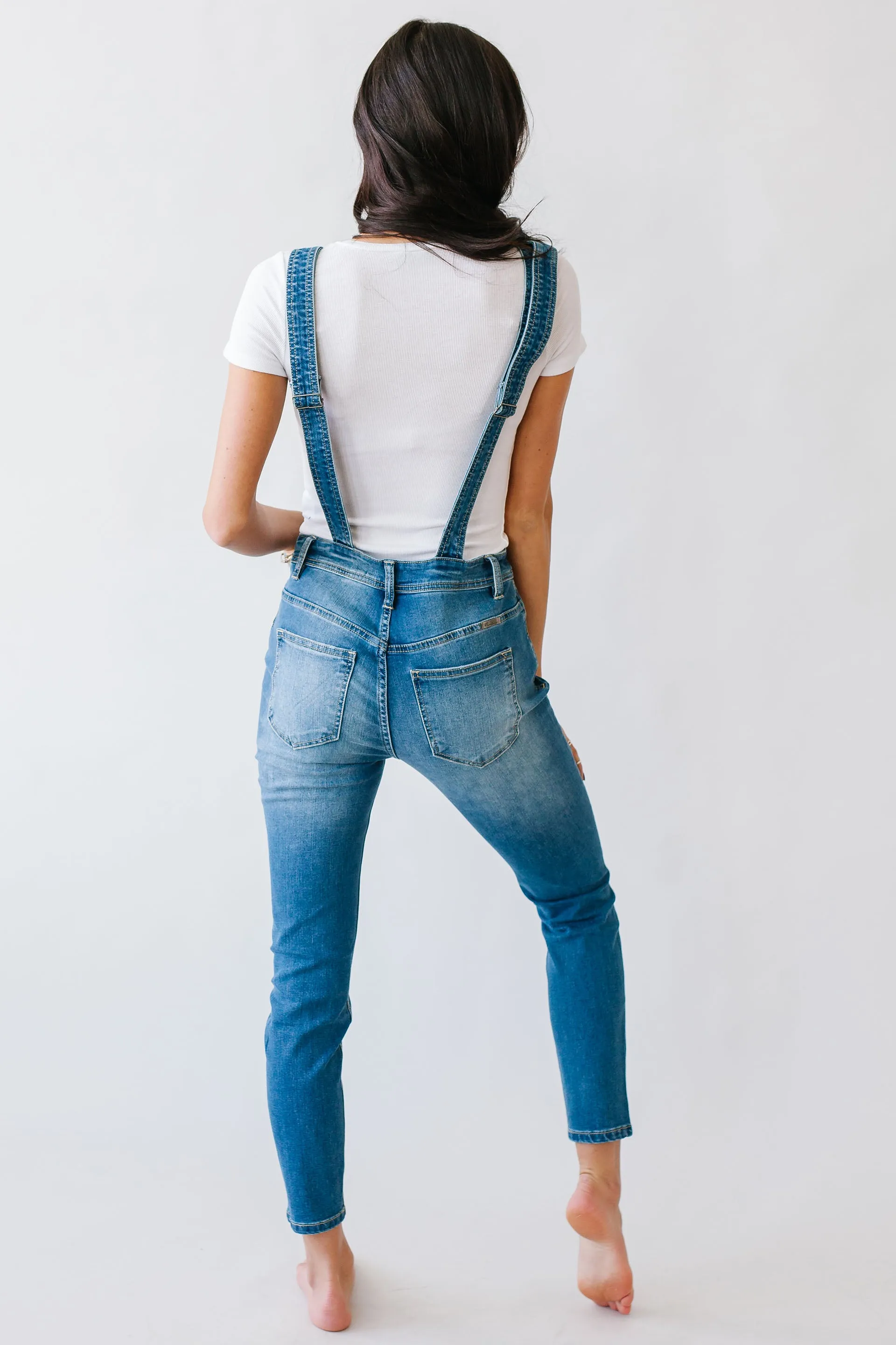 Everly Medium Wash Kancan Overall