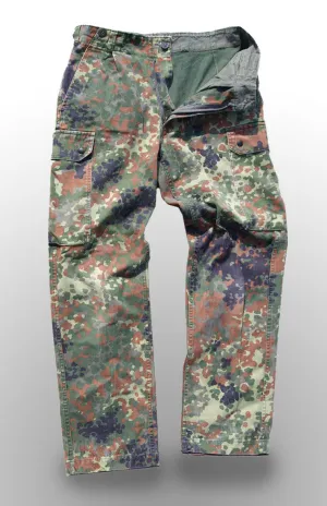 German Army Flecktarn Trousers - DISTRESSED RANGE