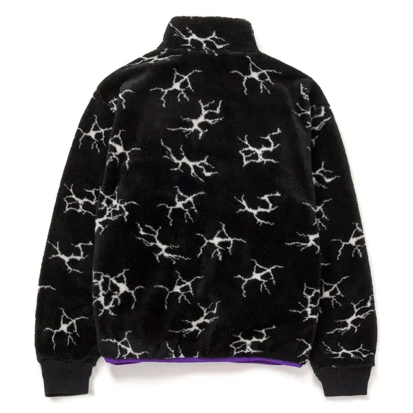 HUF Quake Sherpa 1/4 Zip - Black