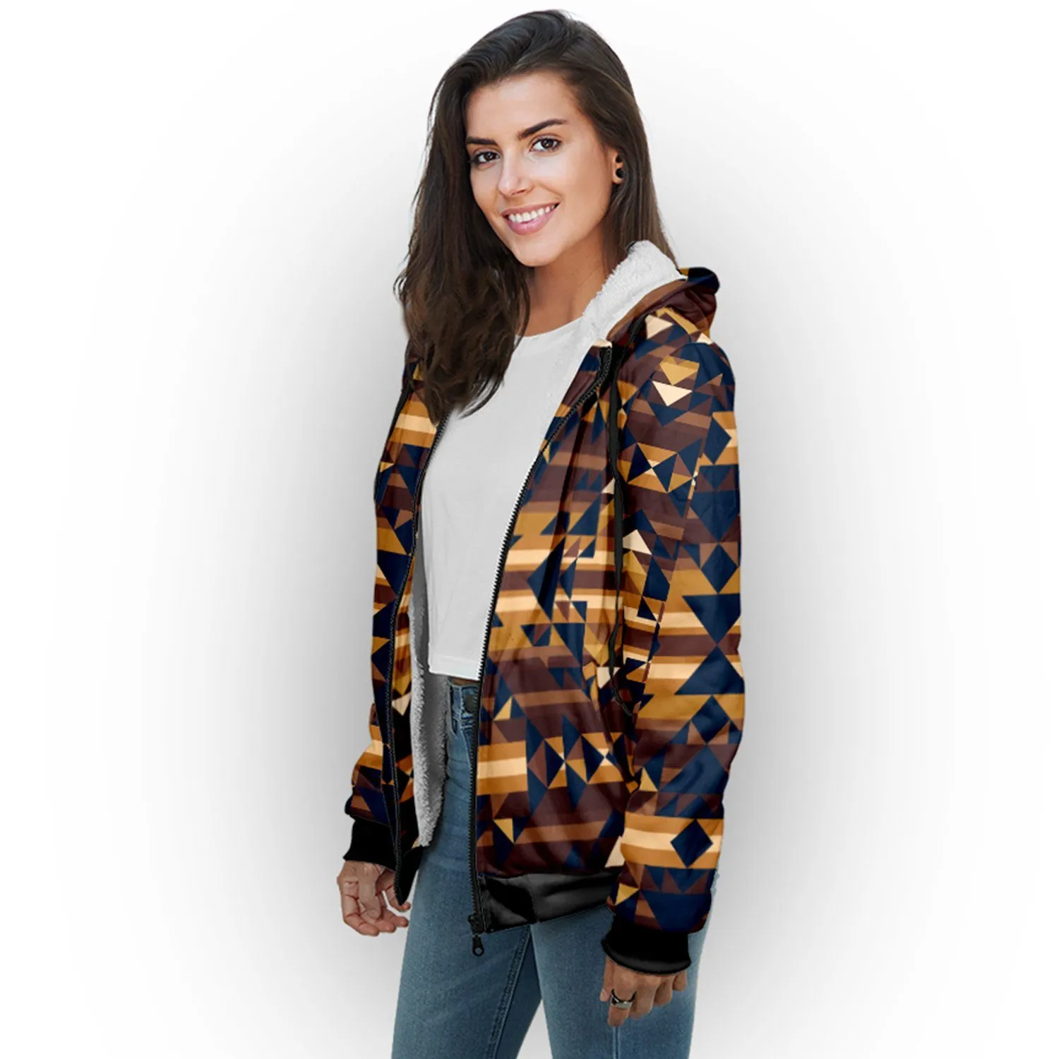 Marron Cloud Sherpa Hoodie