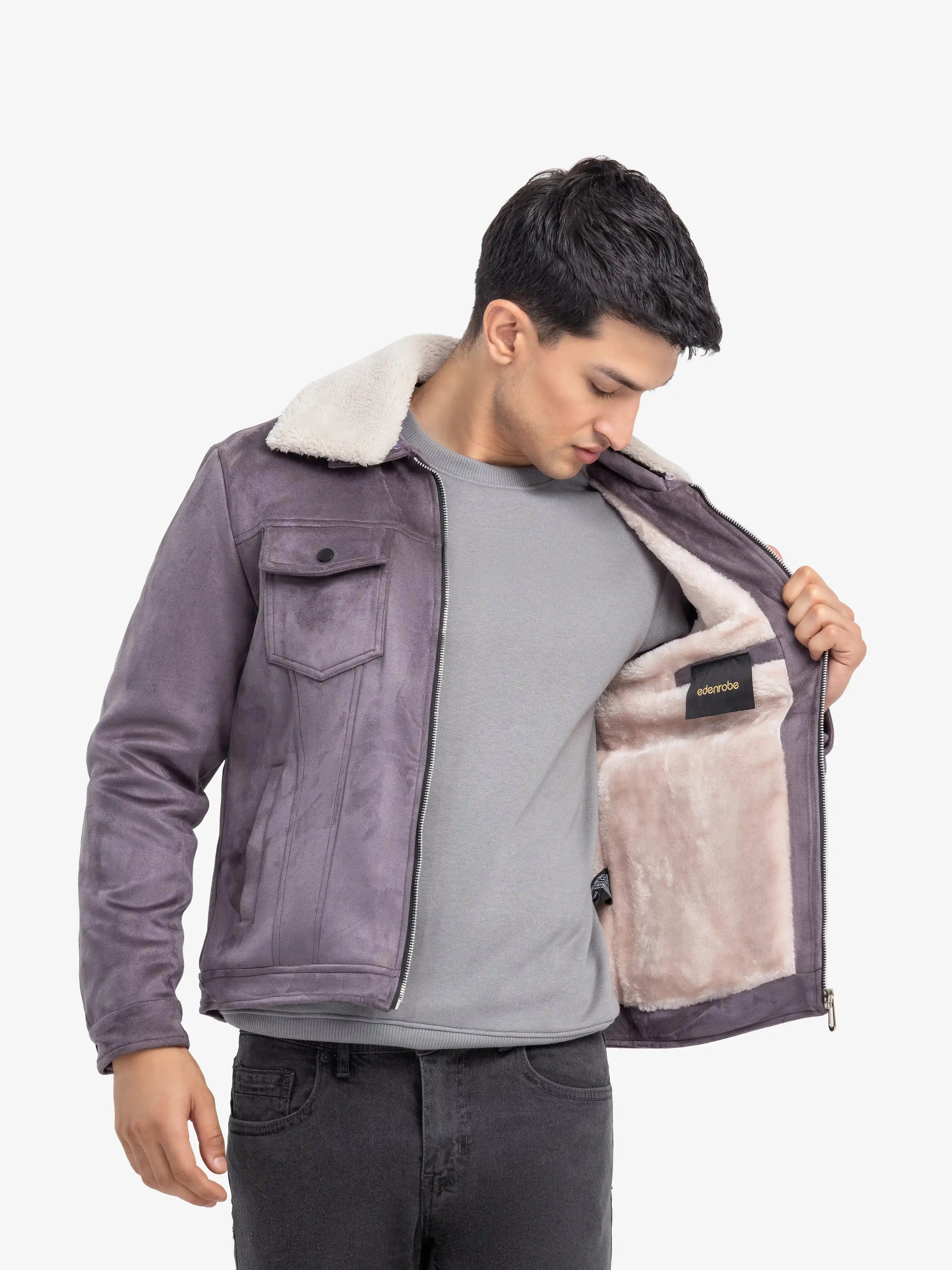Men's Light Plum Jacket - EMTJ24-015