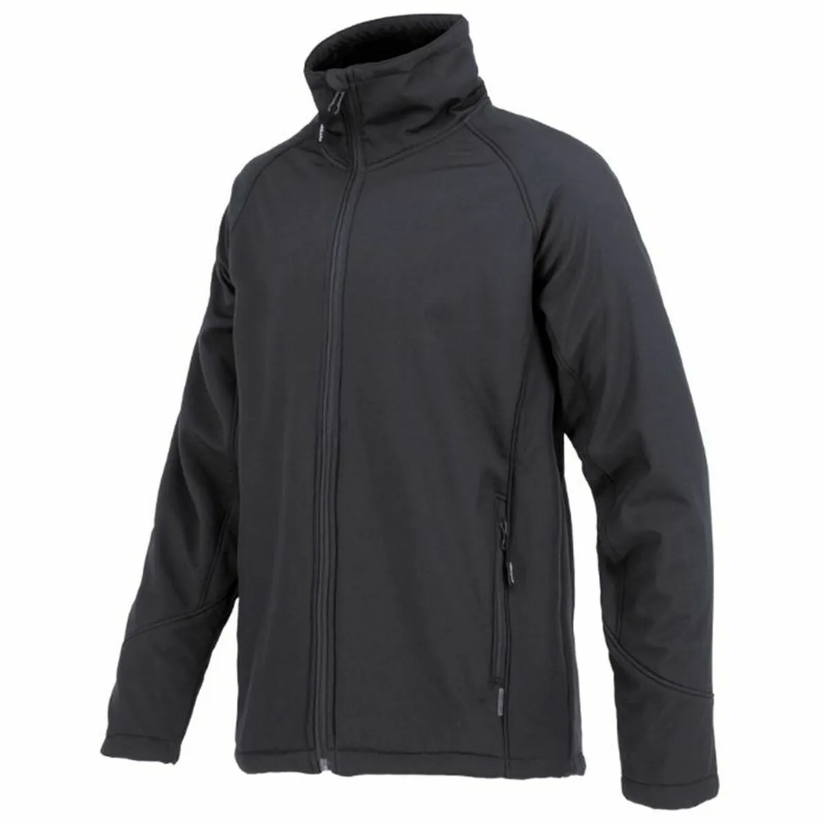 Men'S Sports Jacket Joluvi Softshell Sherpa Black