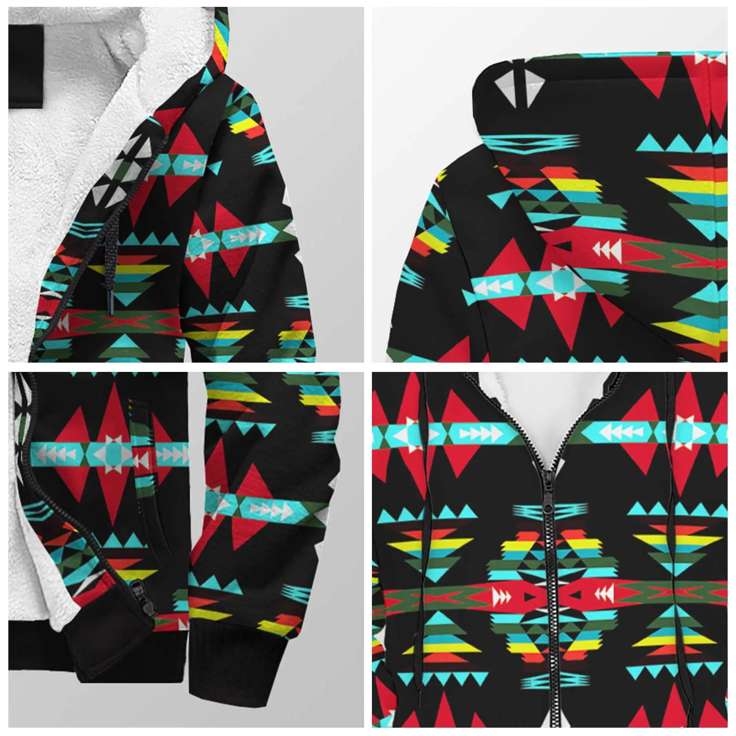 River Trail Sunset Sherpa Hoodie