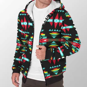 River Trail Sunset Sherpa Hoodie