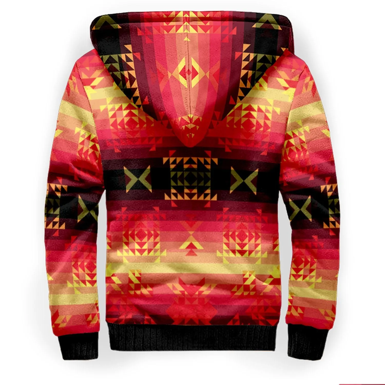 Soleil Fusion Rouge Sherpa Hoodie