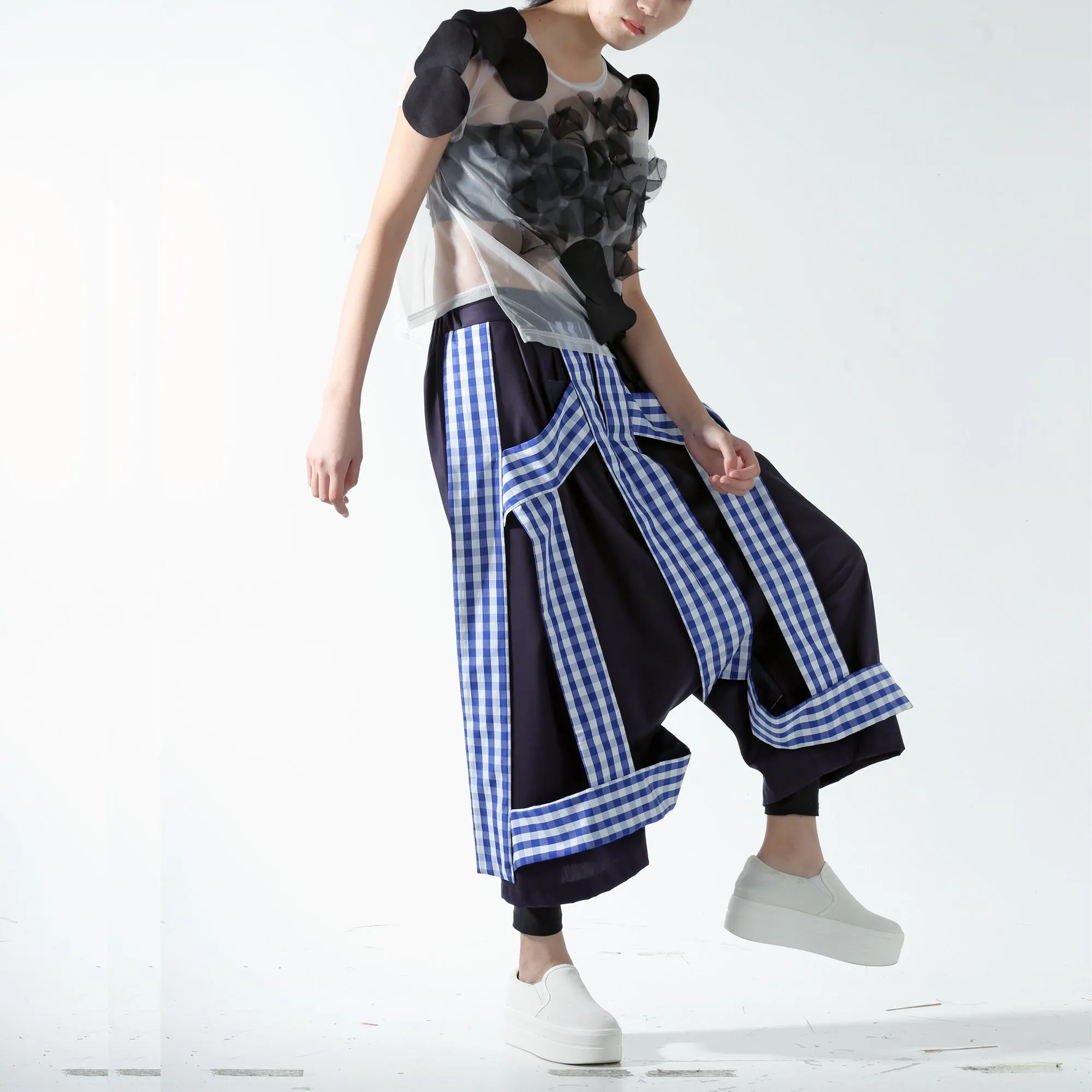 Trousers - Tape Up and Drop Down