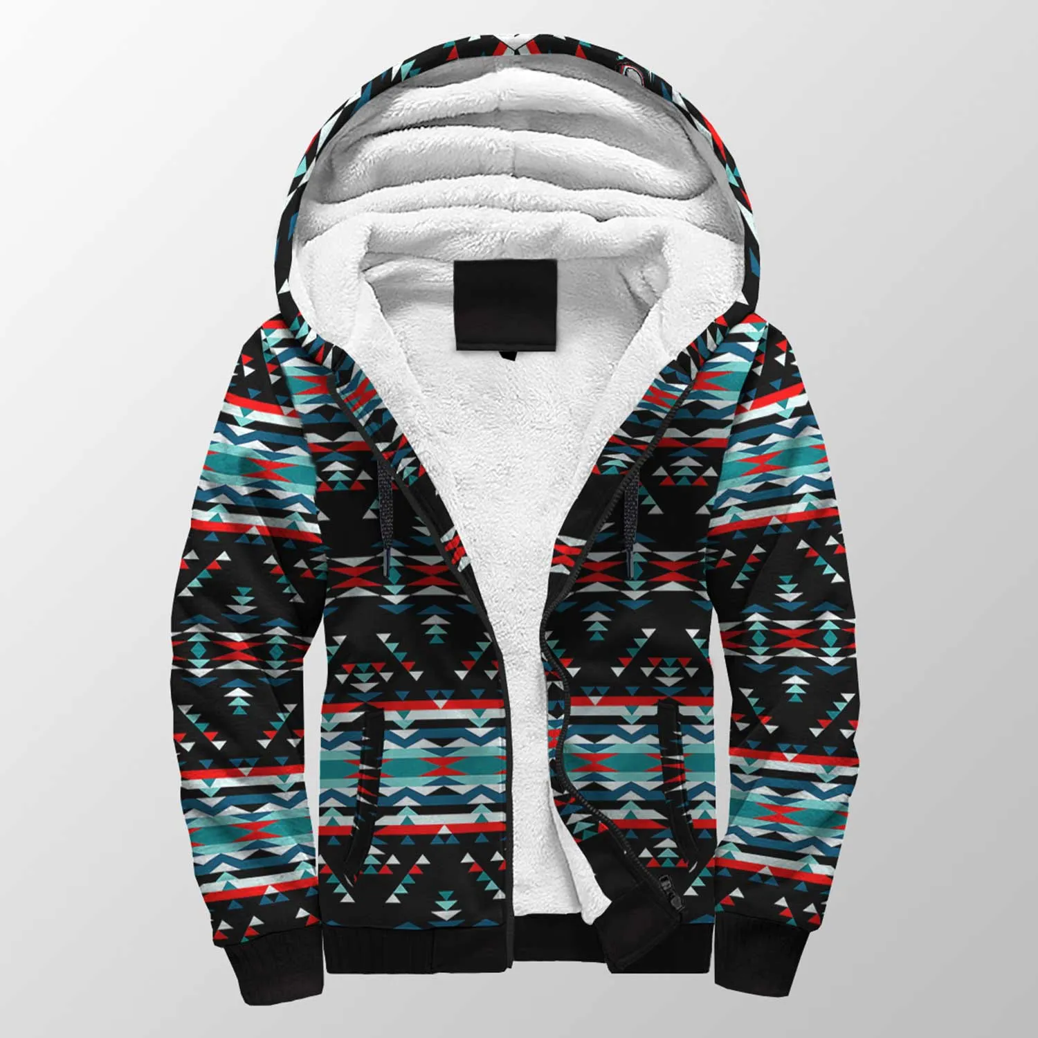 Visions of Peaceful Nights Sherpa Hoodie